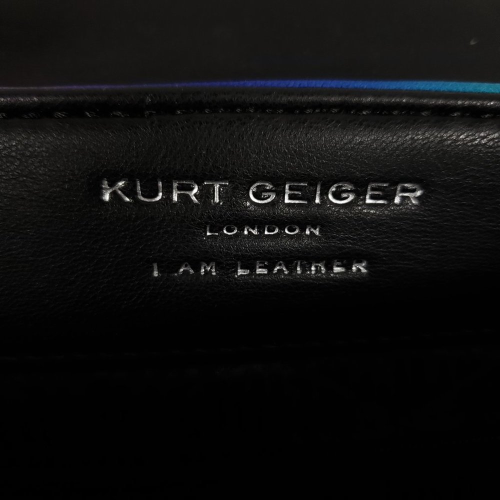 Kurt Geiger Kensington Quilted Leather Shoulder Bag - Rainbow - Picture 9 of 10